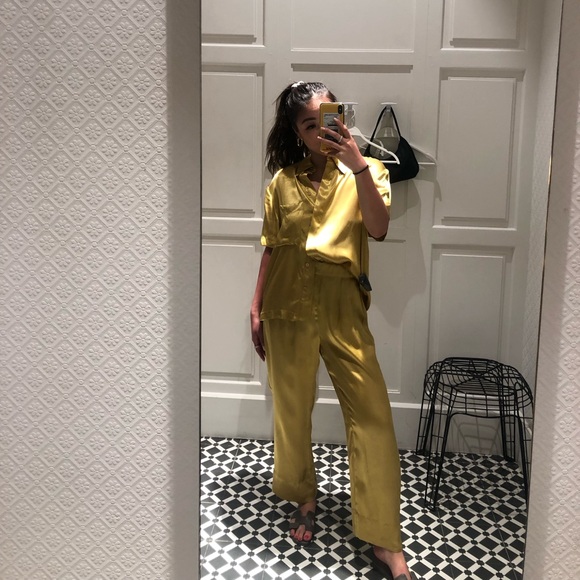 Satin silky pj set - Picture 1 of 1